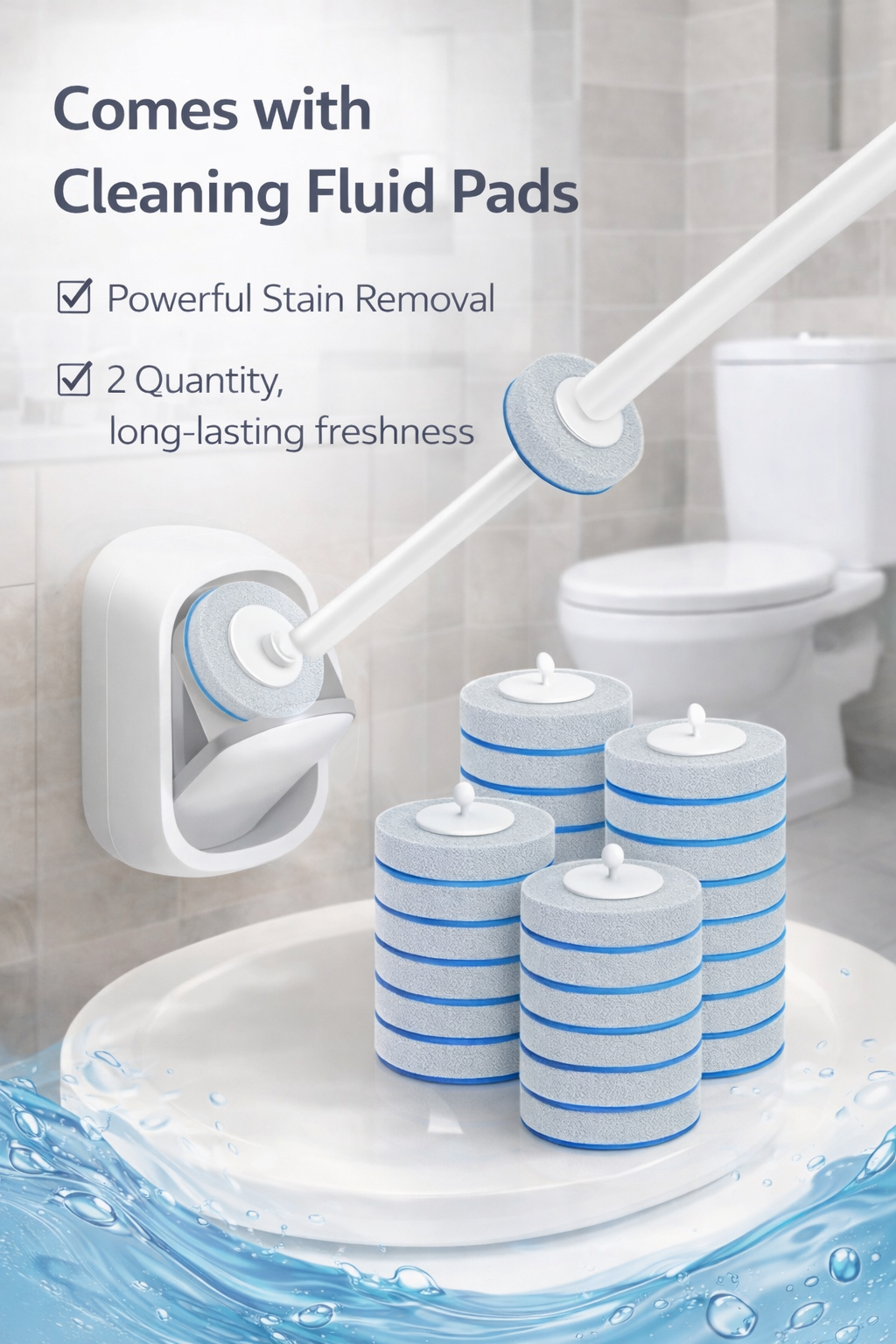 30 Disposable Toilet Brush Head Refills – Stock Up & Stay Hygienic